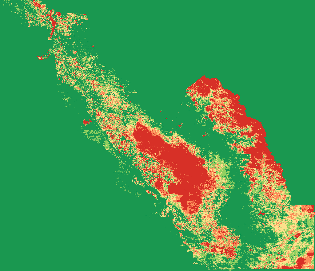 Stress Zones Map